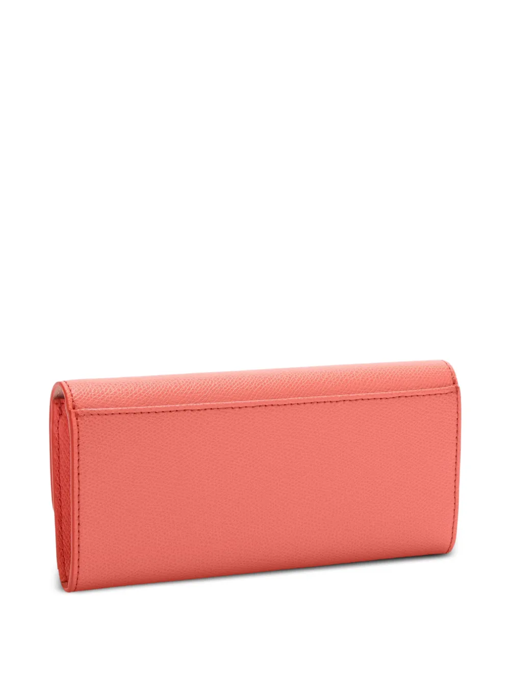 Furla Continental leren portemonnee met logoplakkaat Oranje