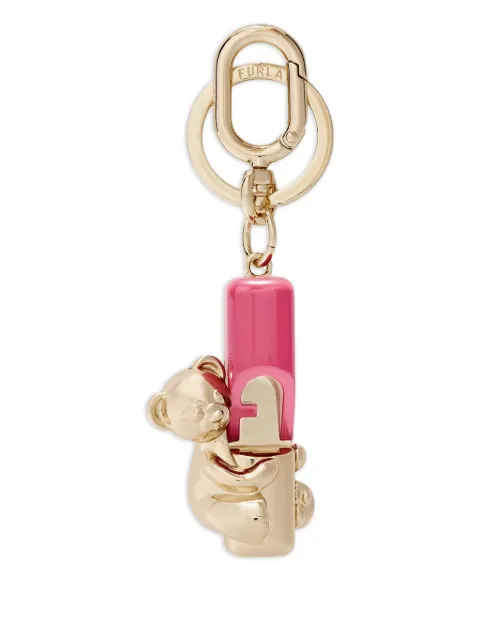 Furla teddy bear Arch keyring