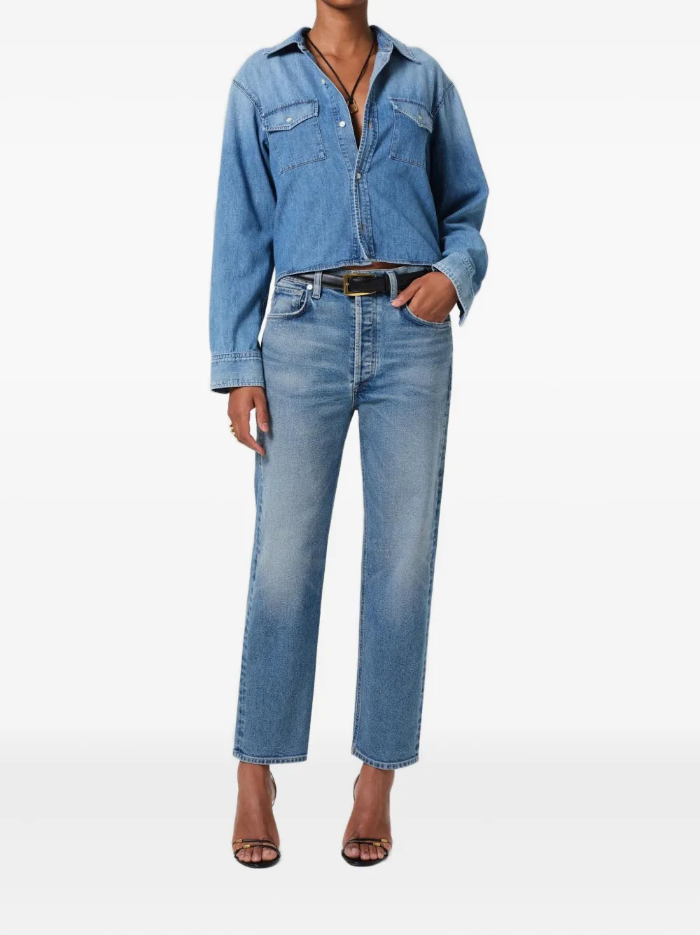 Citizens of Humanity Baby Shay shirt - Blauw