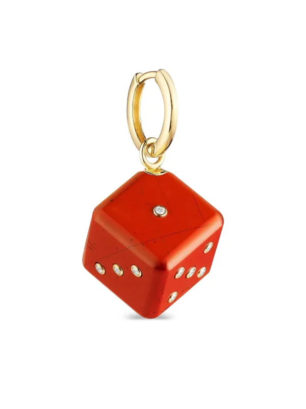 Marie Lichtenberg 18K Yellow Gold Dado Multi-stone Charm