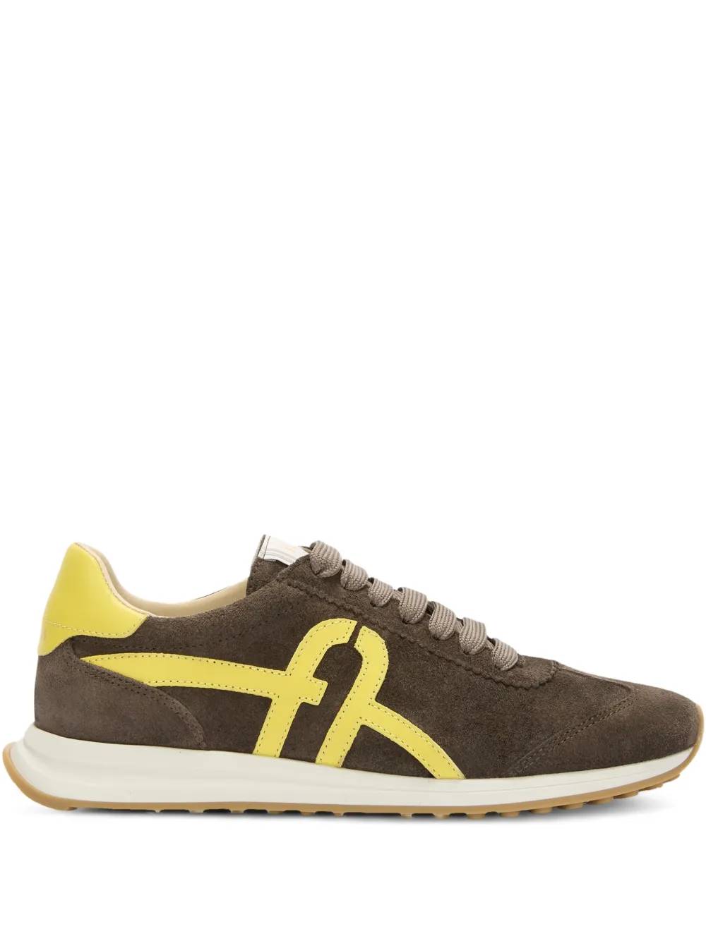 Furla Sneakers Retrò con logo - Marrone