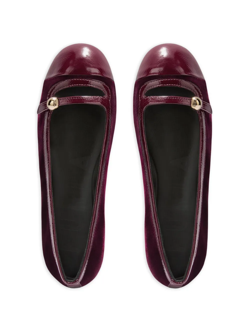 Furla Sfera ballerina's met logo Rood