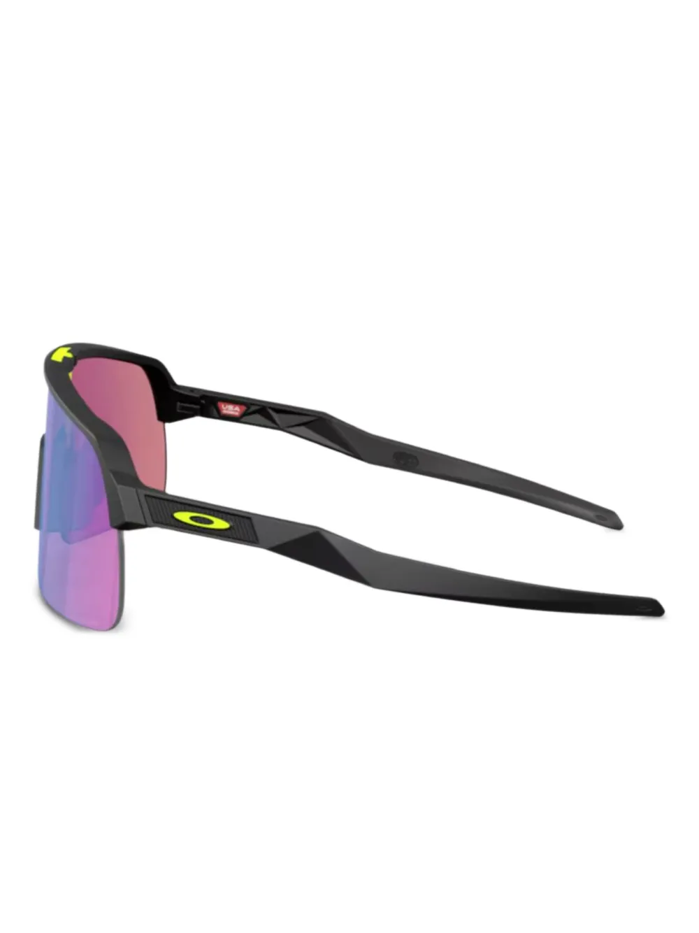 Oakley Zonnebril met schild montuur Zwart