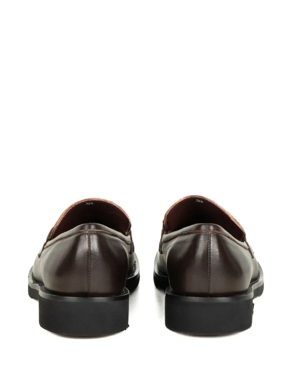 Viola Ricci Loafers met ponyhaar Bruin