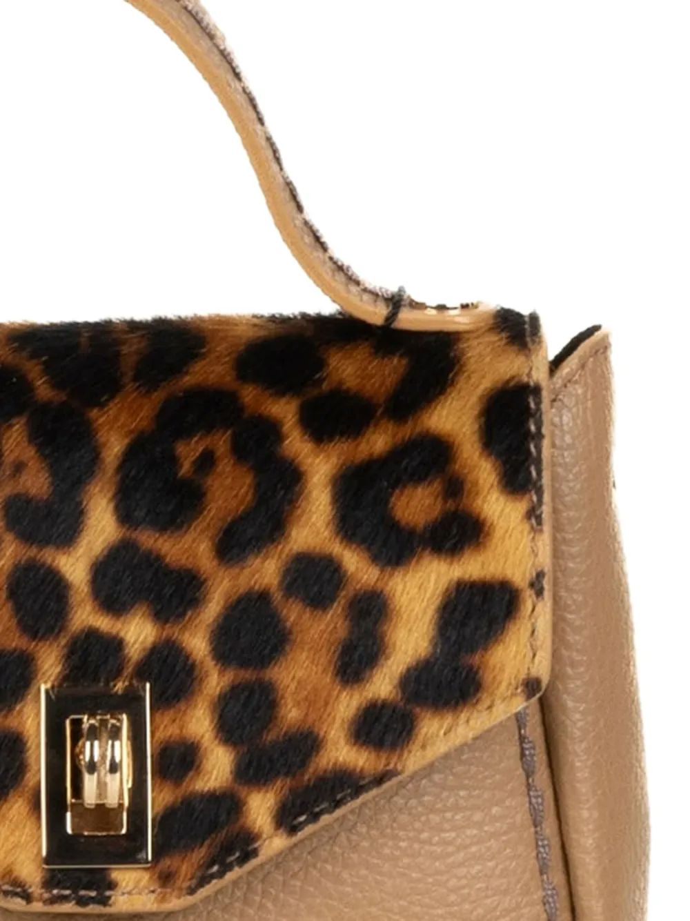 VISONA` pony-print top-handle clutch bag | Image 2
