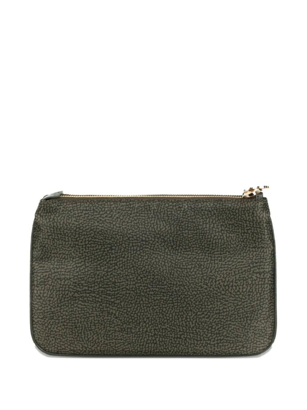 Borbonese top-zip make-up bag | Green | Image 1