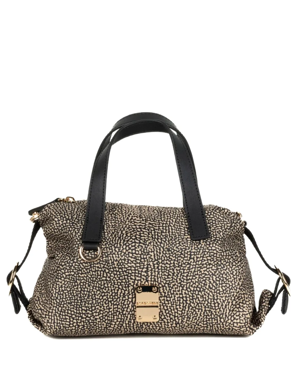 Borbonese patterned tote bag | Neutrals | Image 1