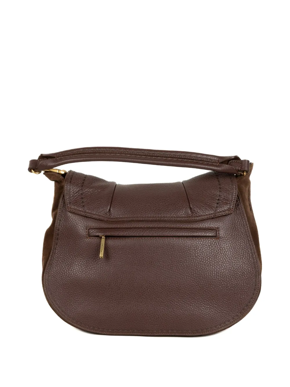 VISONA` Sella gathered shoulder bag - Bruin