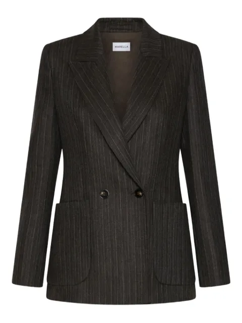 Marella pinstriped double-breasted jacket