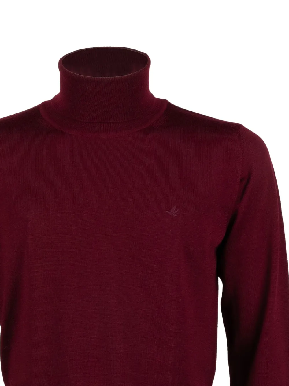 BROOKSFIELD roll-neck logo sweater - Rood
