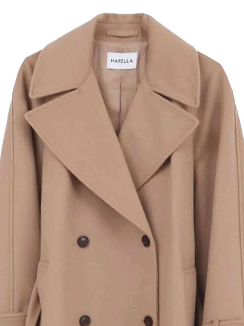 Marella abrigo con doble botonadura y cinturón | Abrigos con doble botonadura | Image 2
