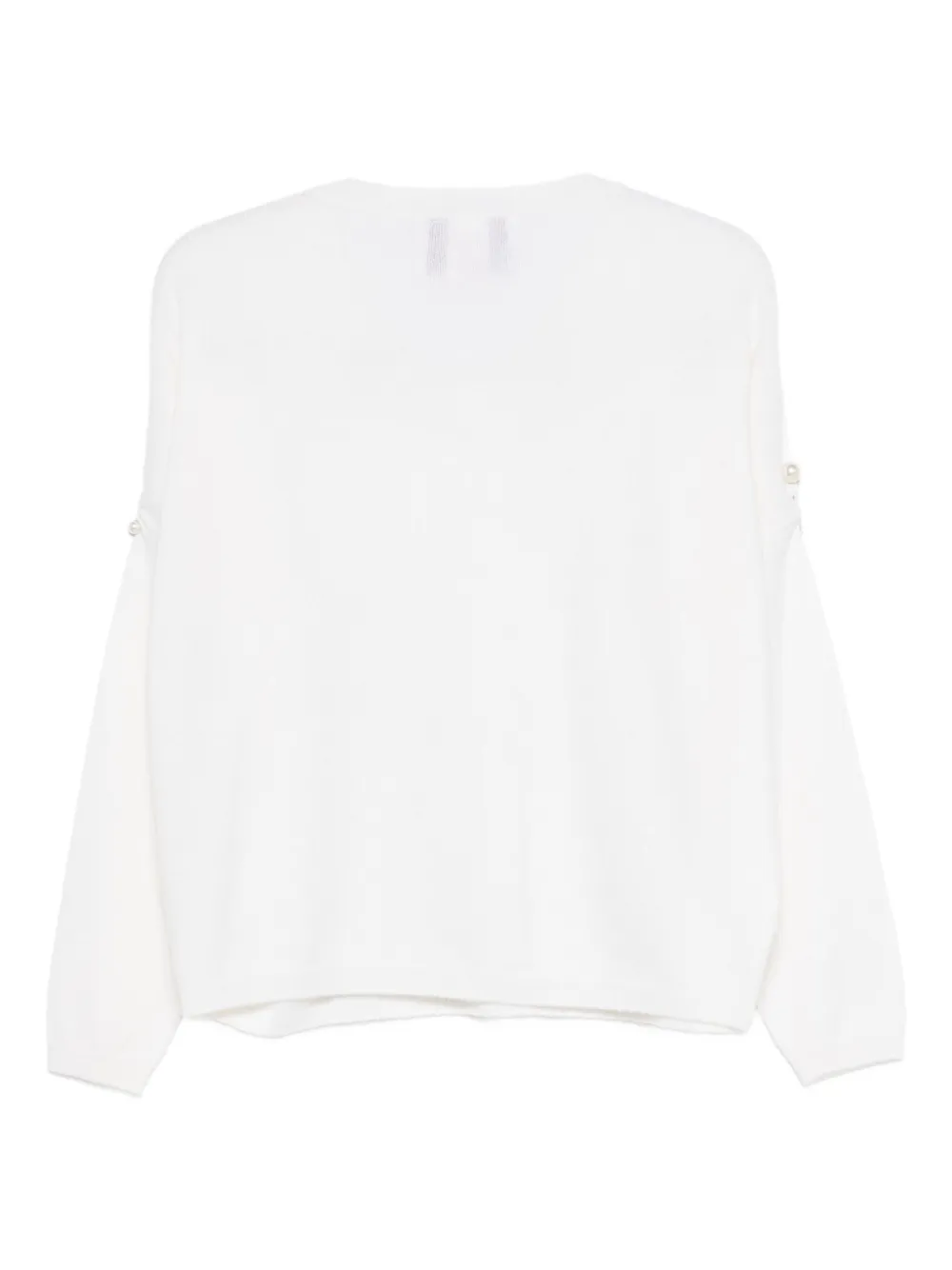 Vanisè suéter tejido con perlas y cuello en V | Suéteres | Image 2