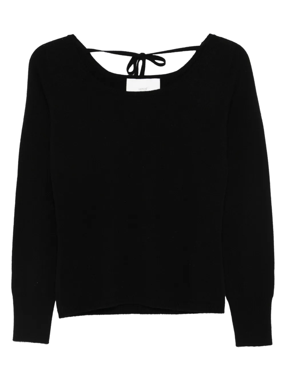 Vanisè tie-detail knitwear - Nero