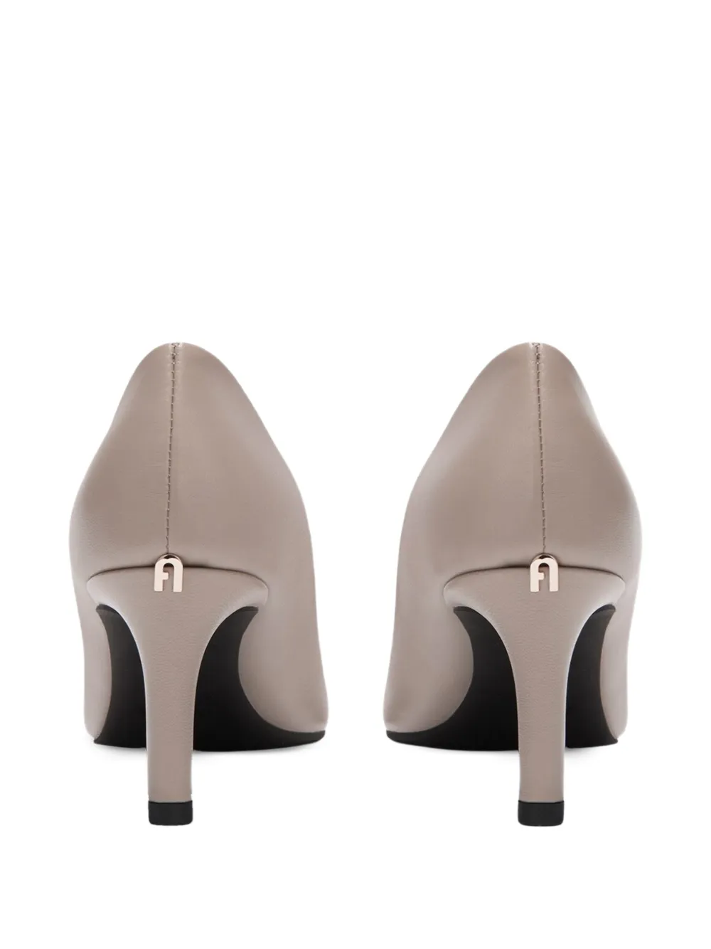 Pointed Logo Pumps