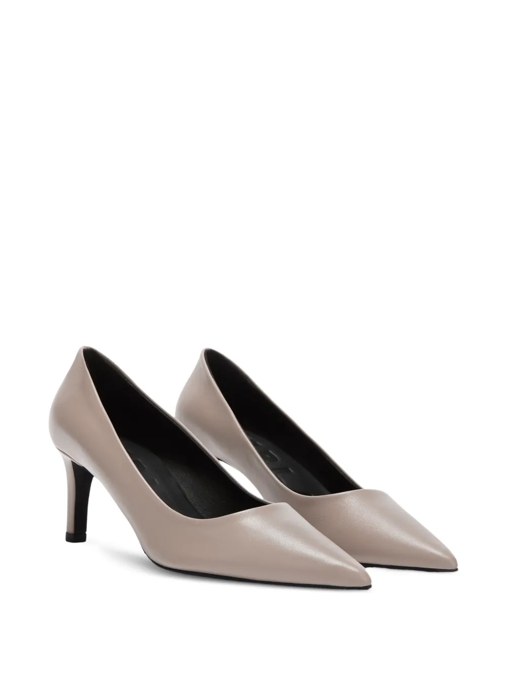 Pointed Logo Pumps