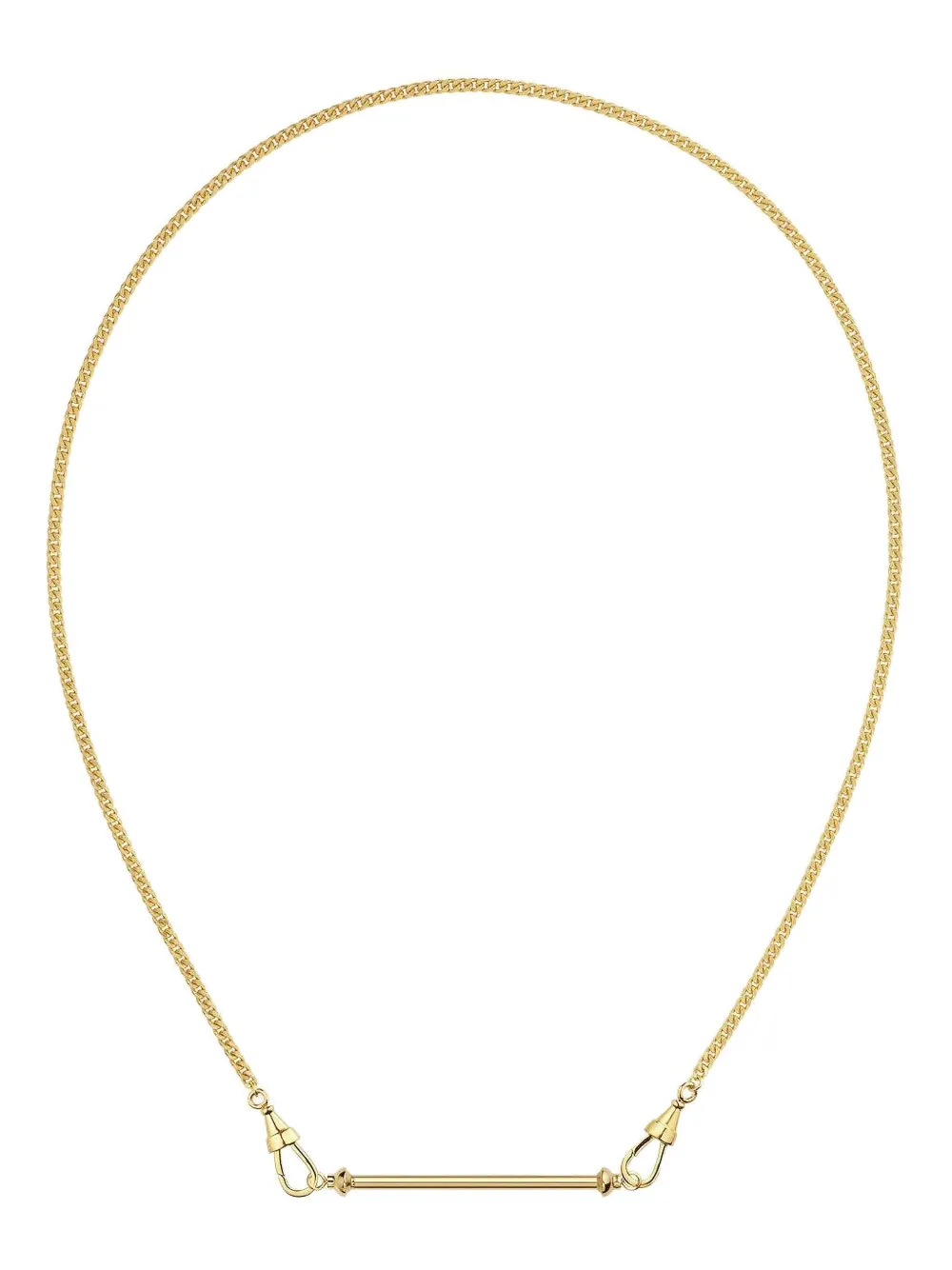 Marie Lichtenberg 18k Yellow Gold Connector Chain Necklace In Gold