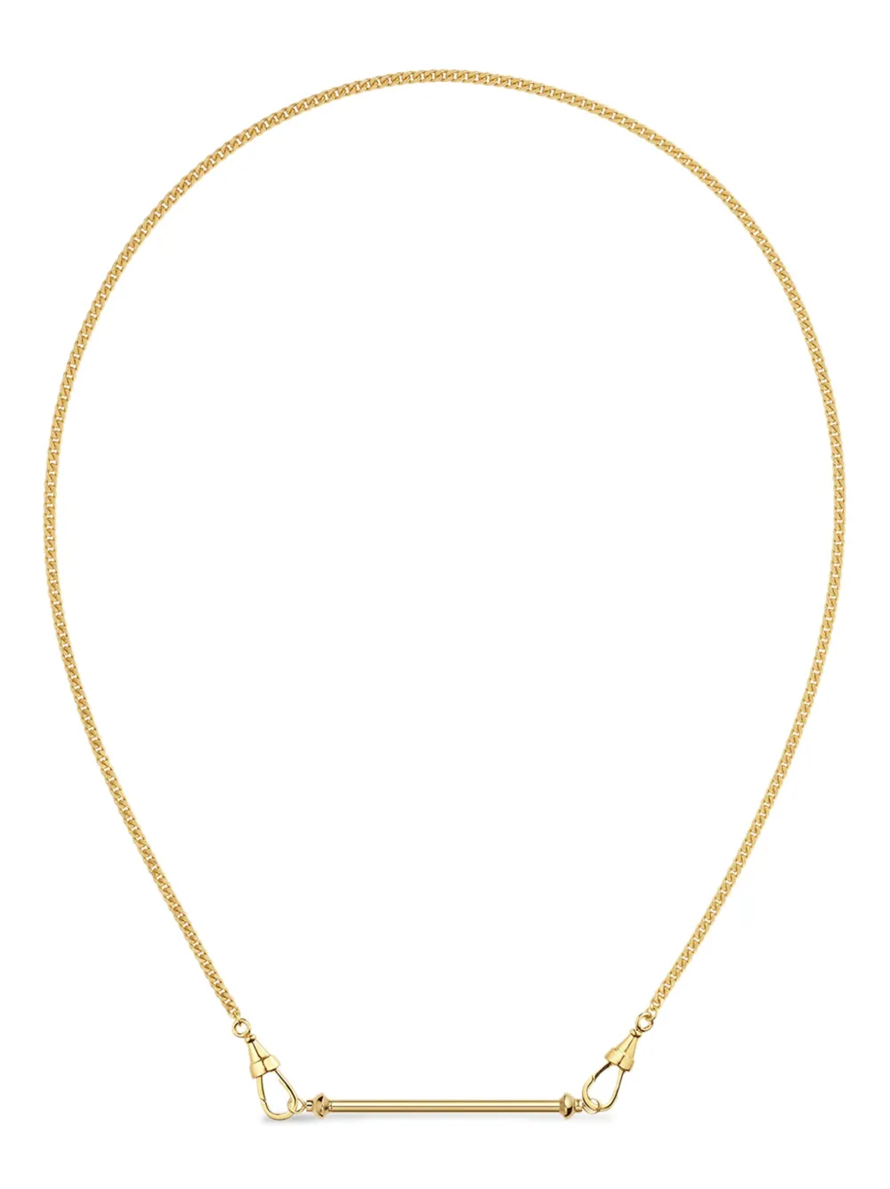 Marie Lichtenberg 18k Yellow Gold Connector Chain Necklace In Gold