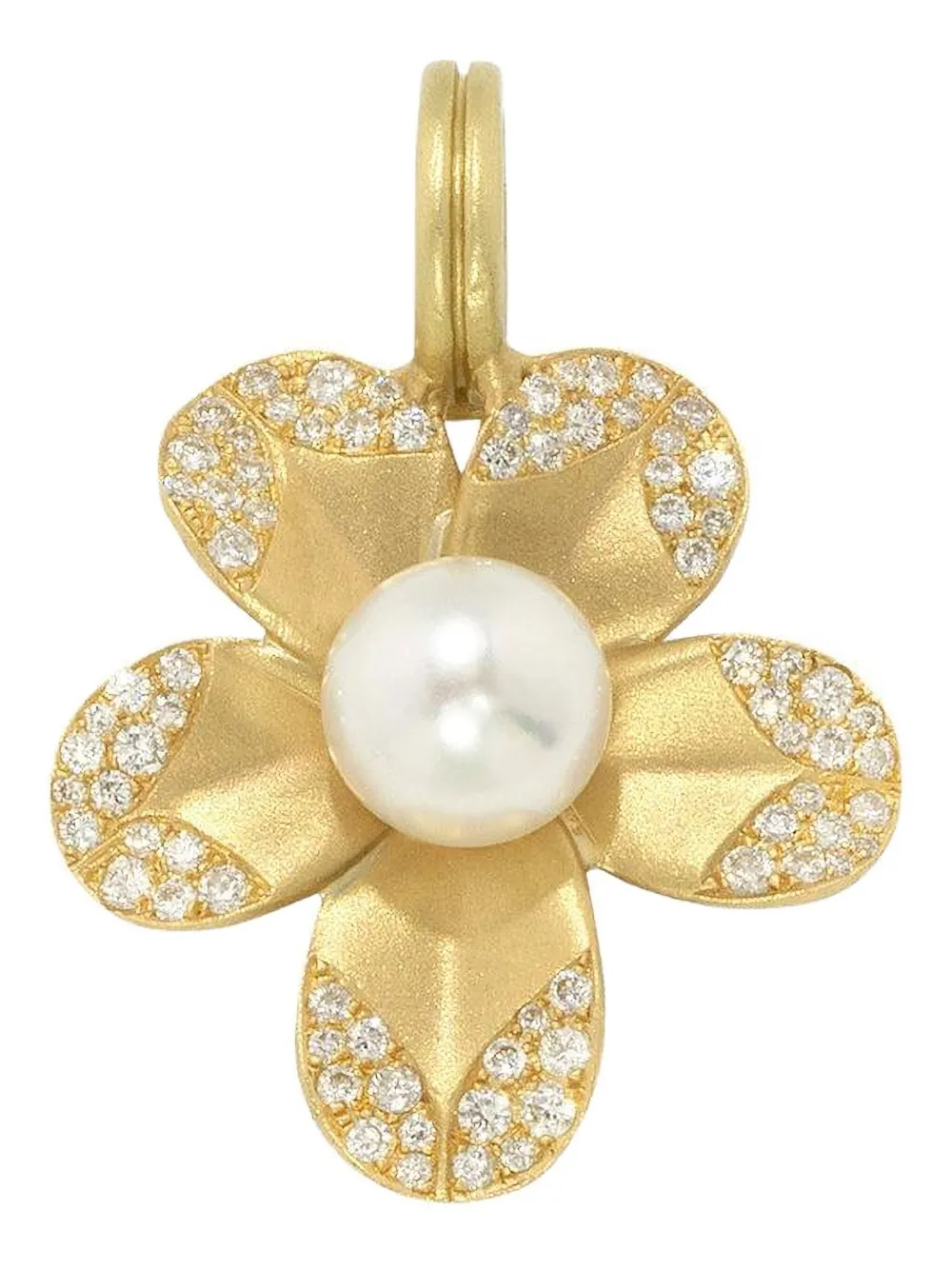 Irene Neuwirth 18k Yellow Gold Diamond Pearl Pendant In Gold