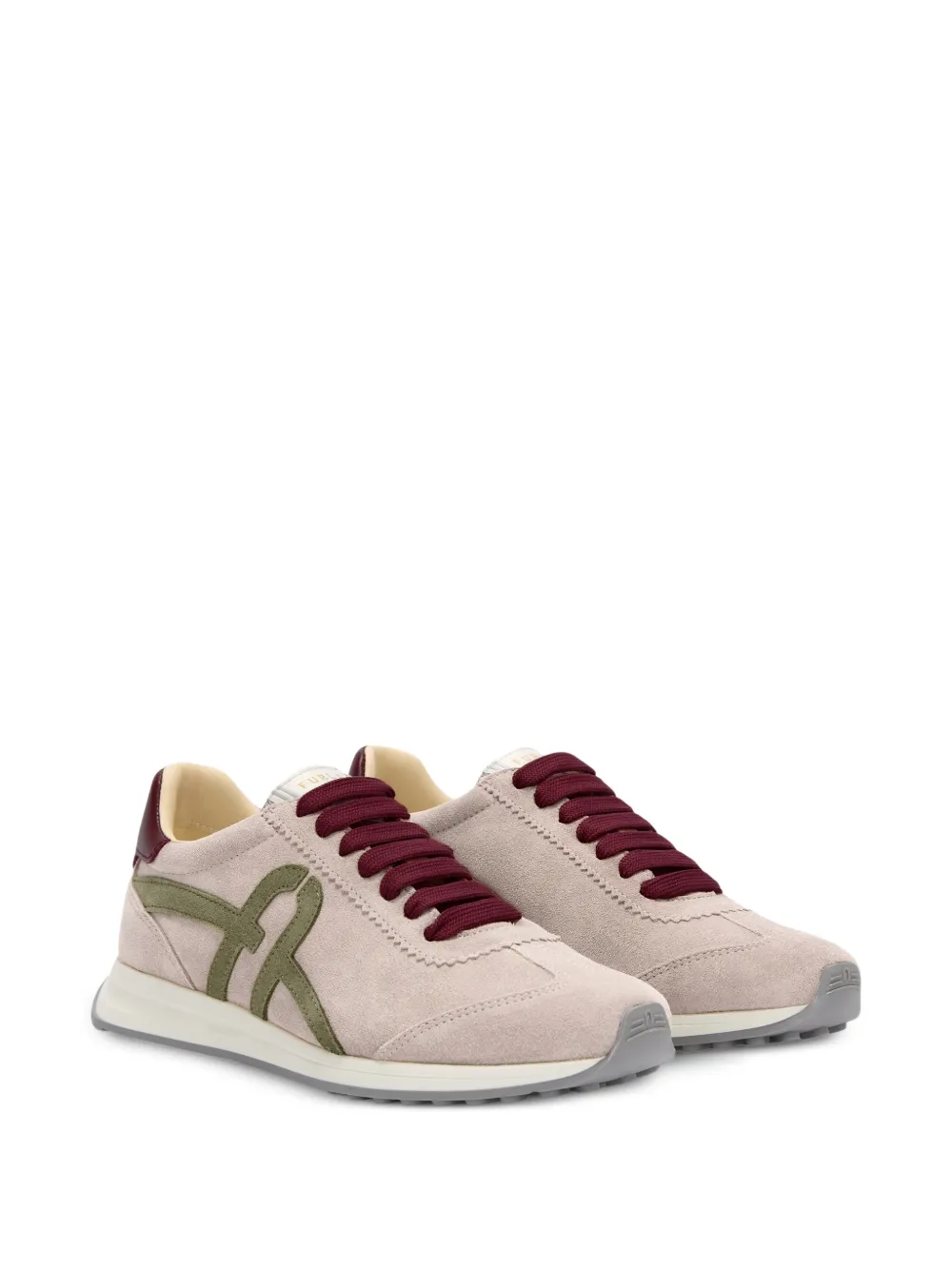 Furla Retrò sneakers met logodetail Beige