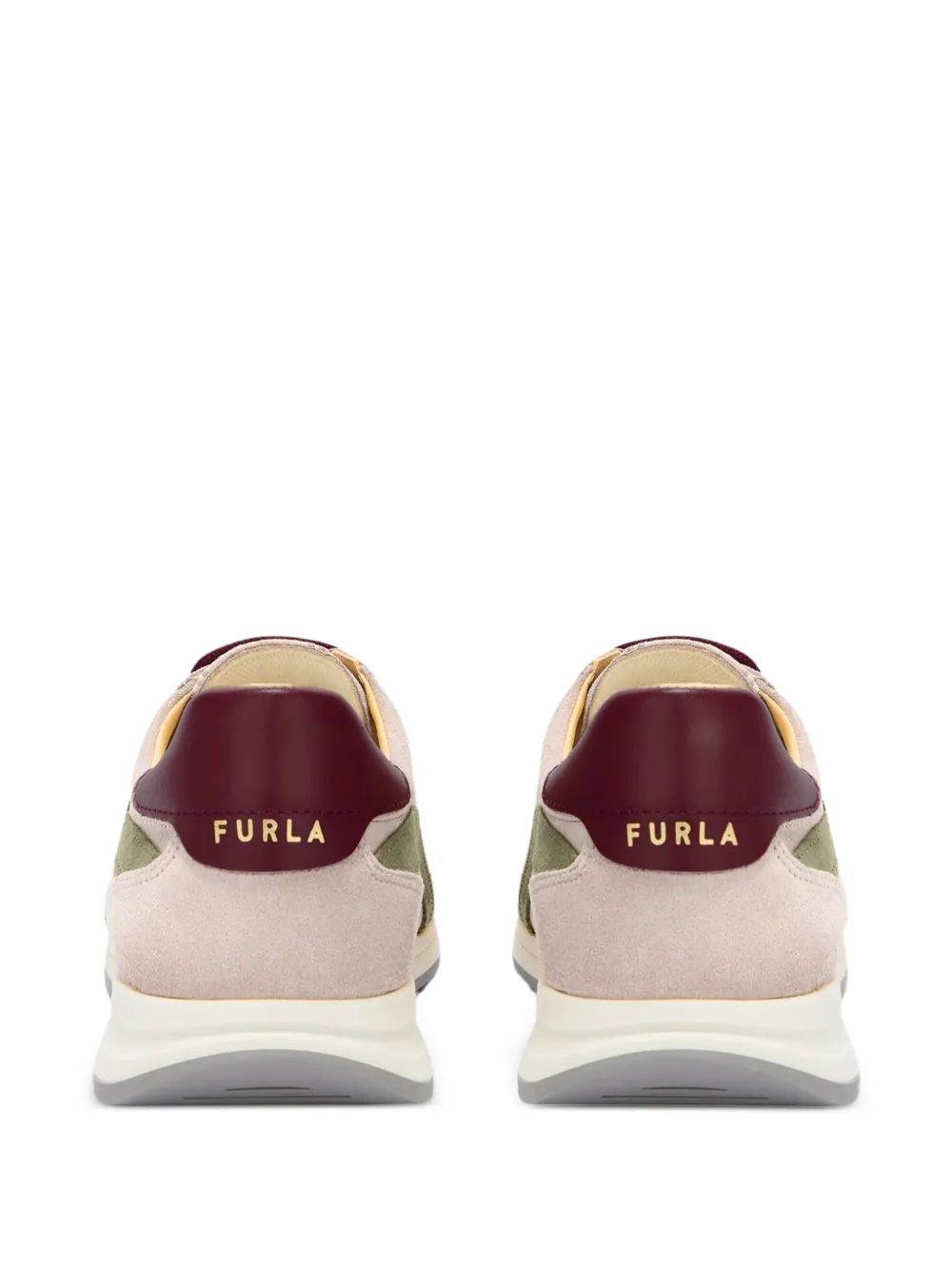 Furla Retrò sneakers met logodetail Beige