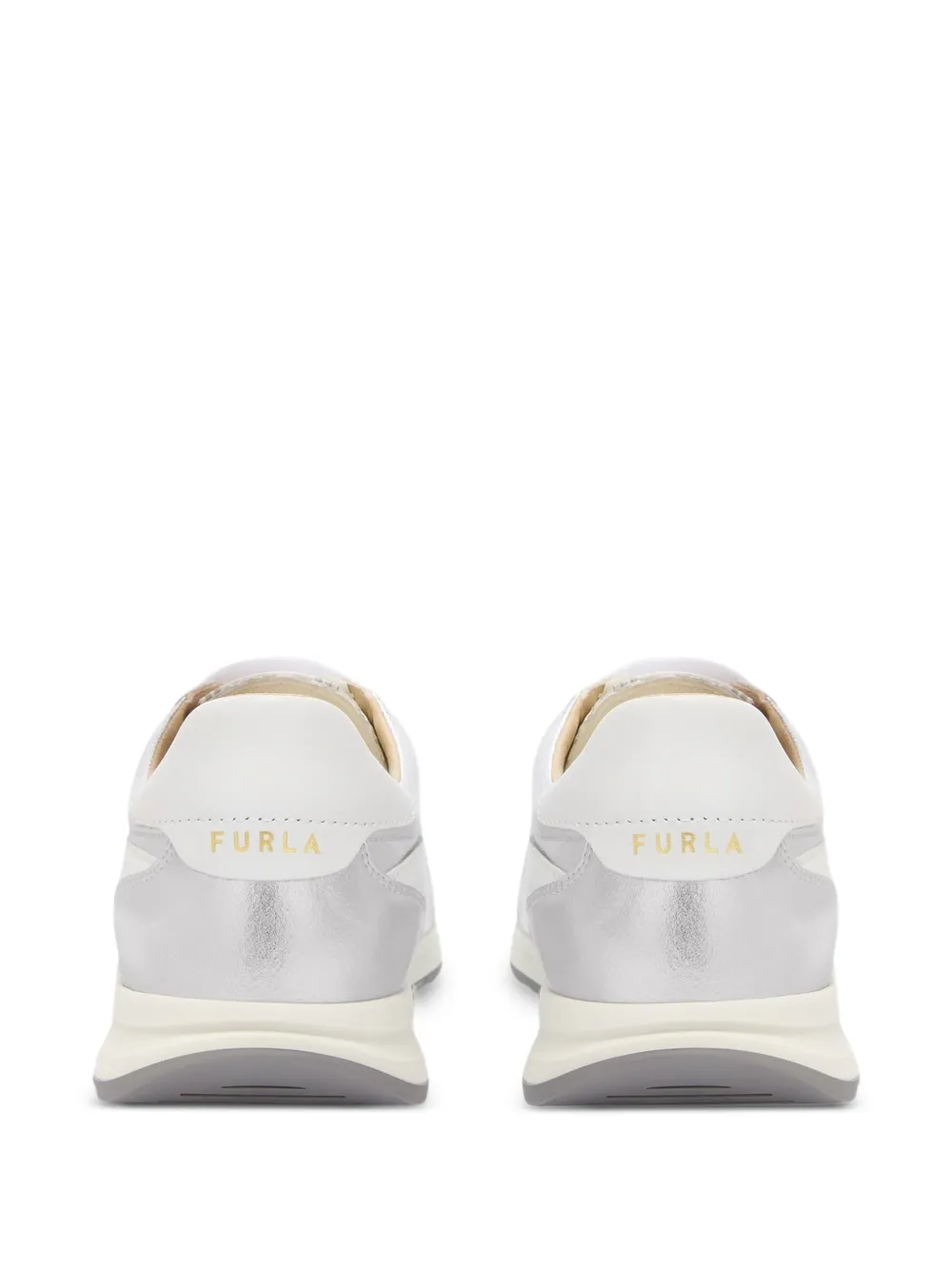 Furla Retrò sneakers met logodetail Grijs