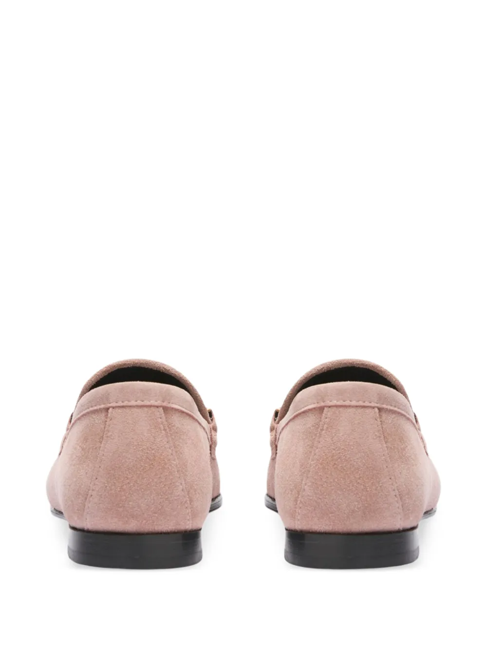 Furla Heritage suede loafers Roze