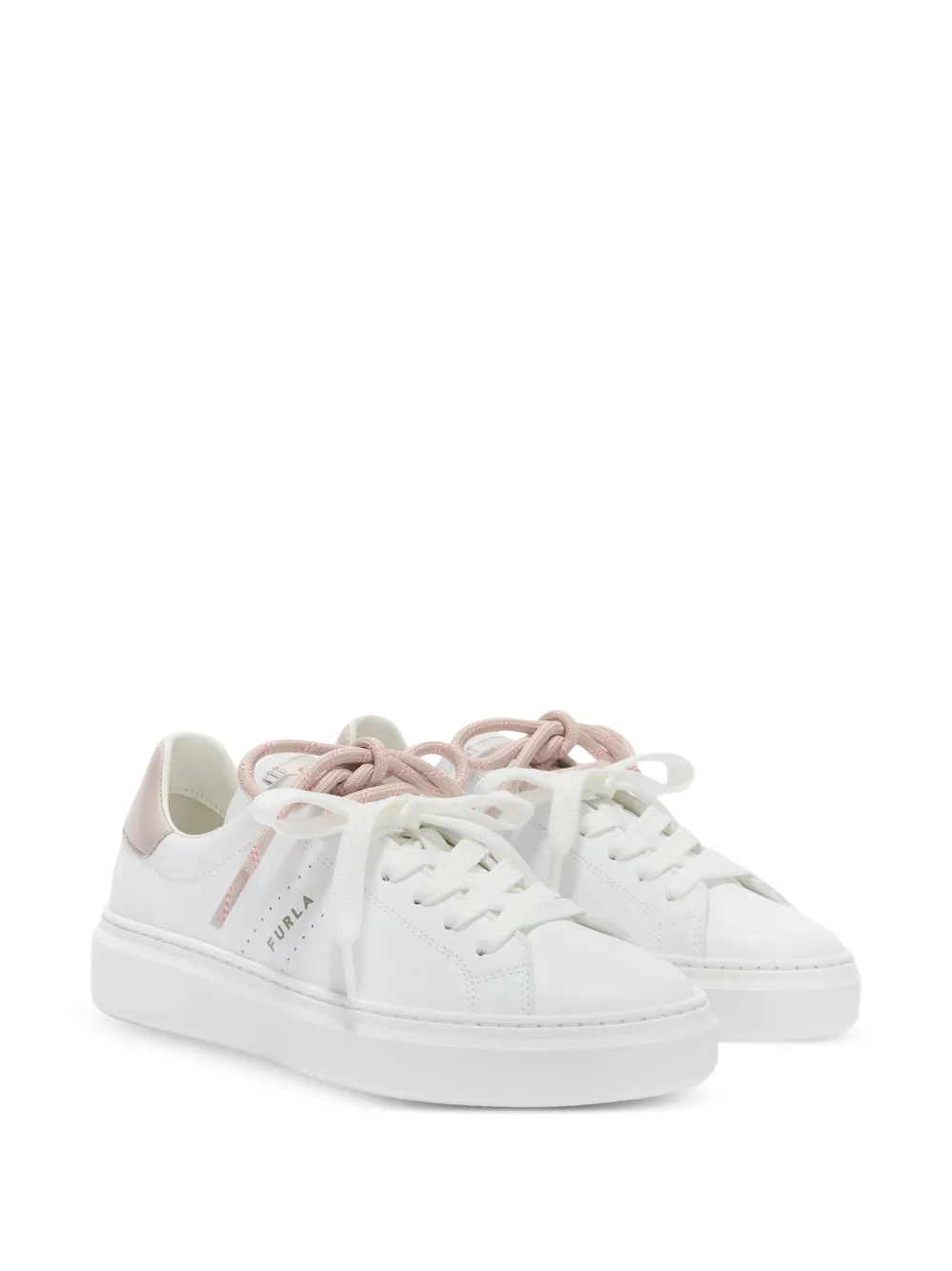  Furla Lace-up Sneakers - White 