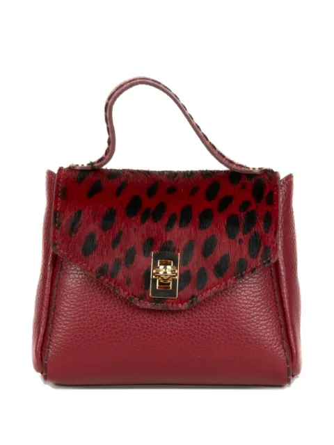 VISONA` sac cabas à imprimé animalier