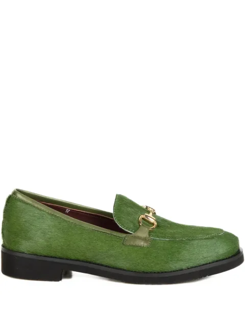 Viola Ricci hair-texture flat loafers