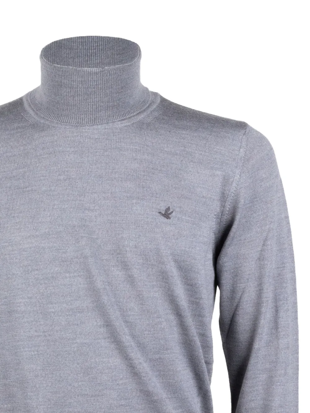 BROOKSFIELD roll-neck logo sweater - Grijs