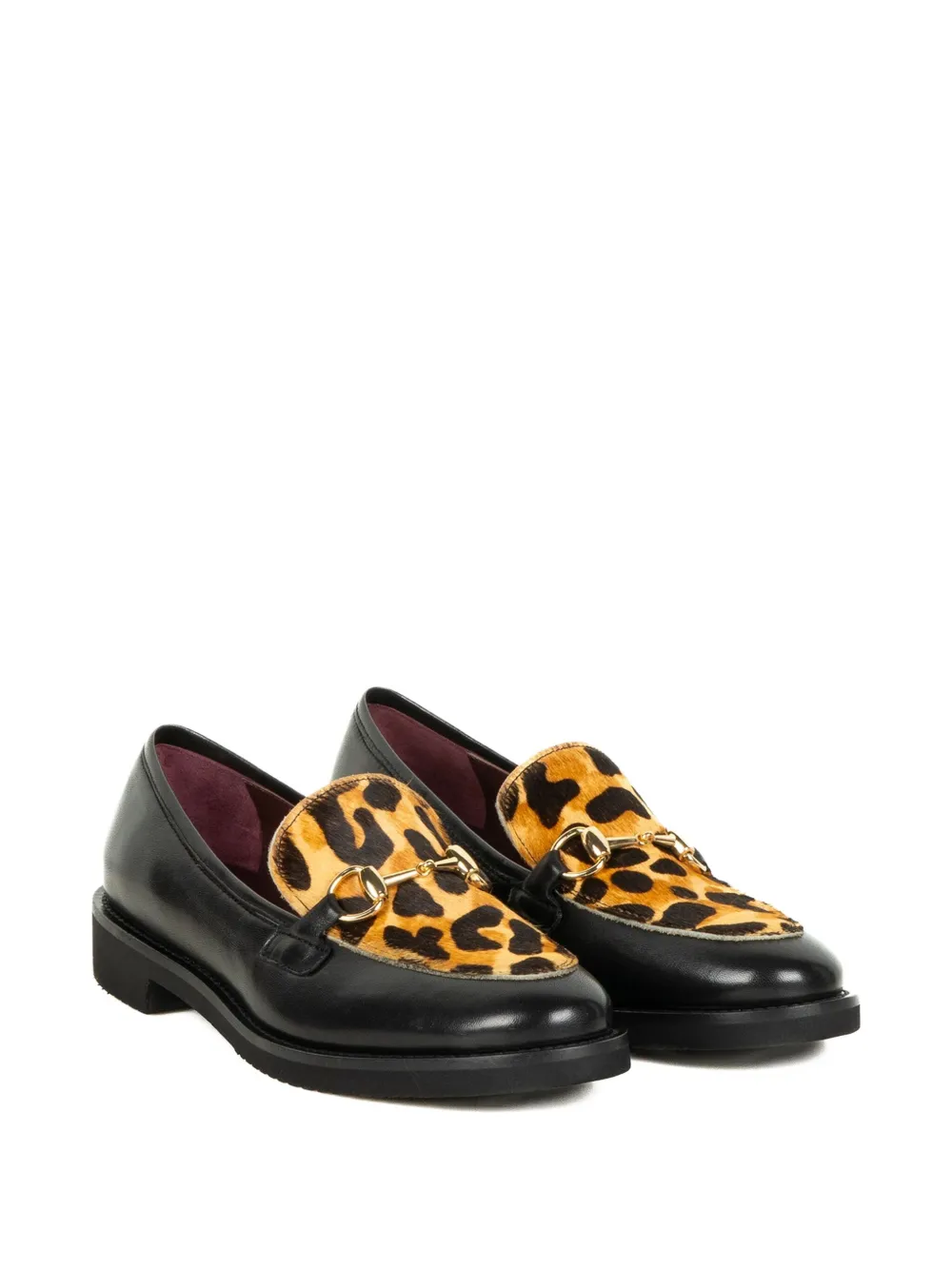 Viola Ricci Horsebit-detail Loafers In Black