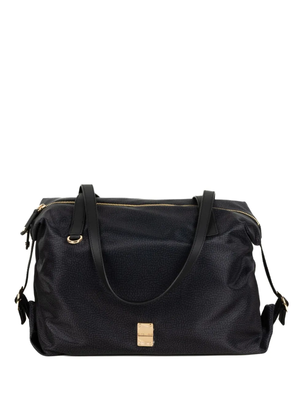 Borbonese zip tote bag | Black | Image 1