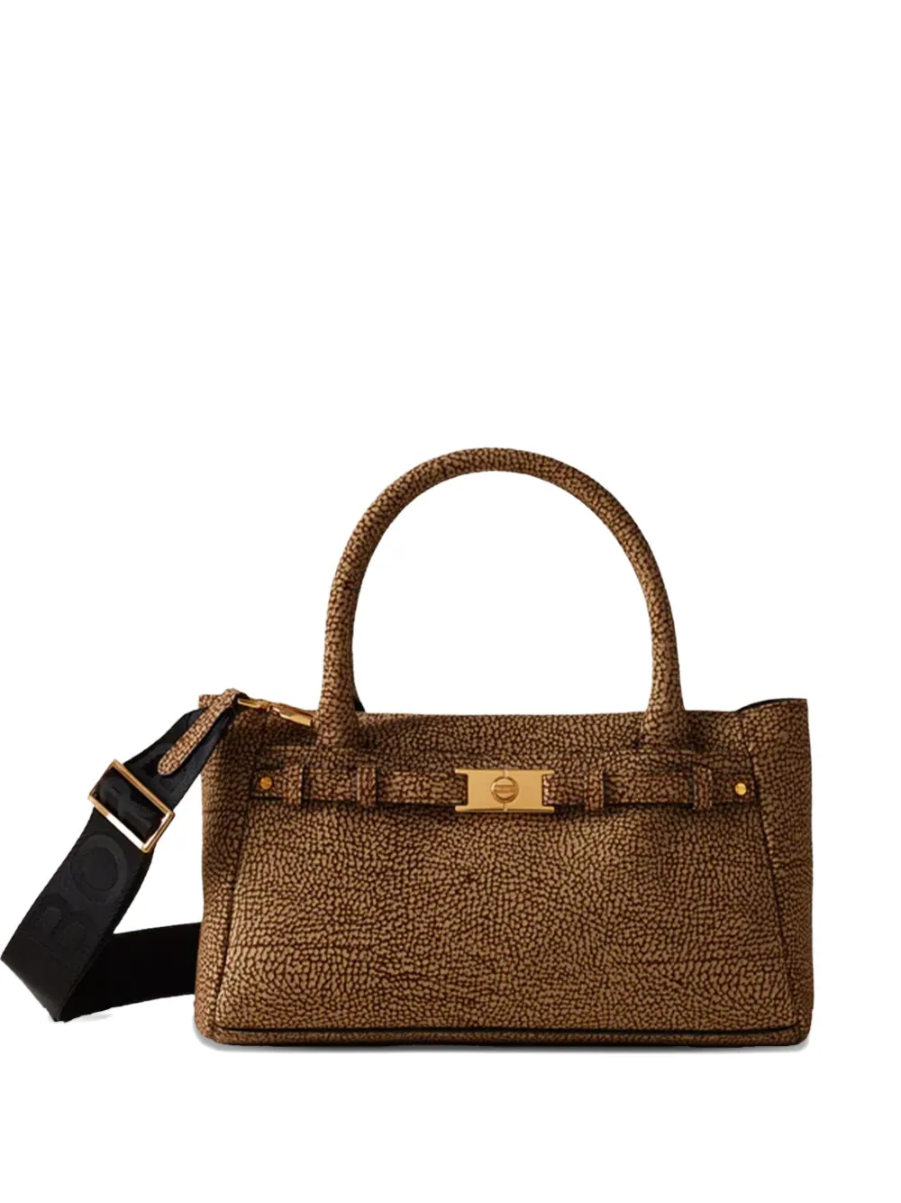 Borbonese small Torinese tote bag | Brown | Image 1