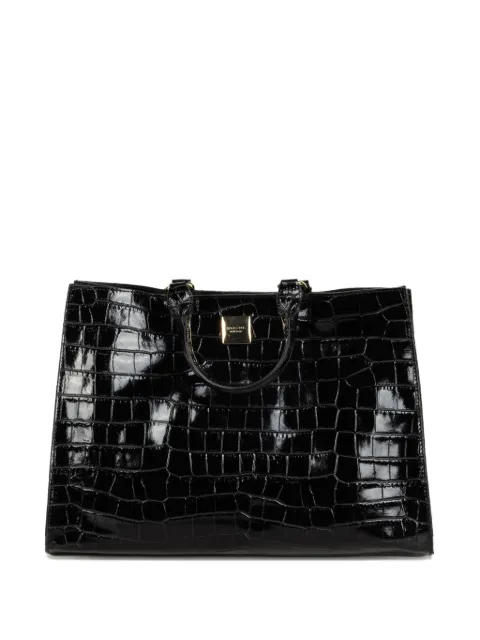 Marc Ellis Irida crocodile-effect tote bag