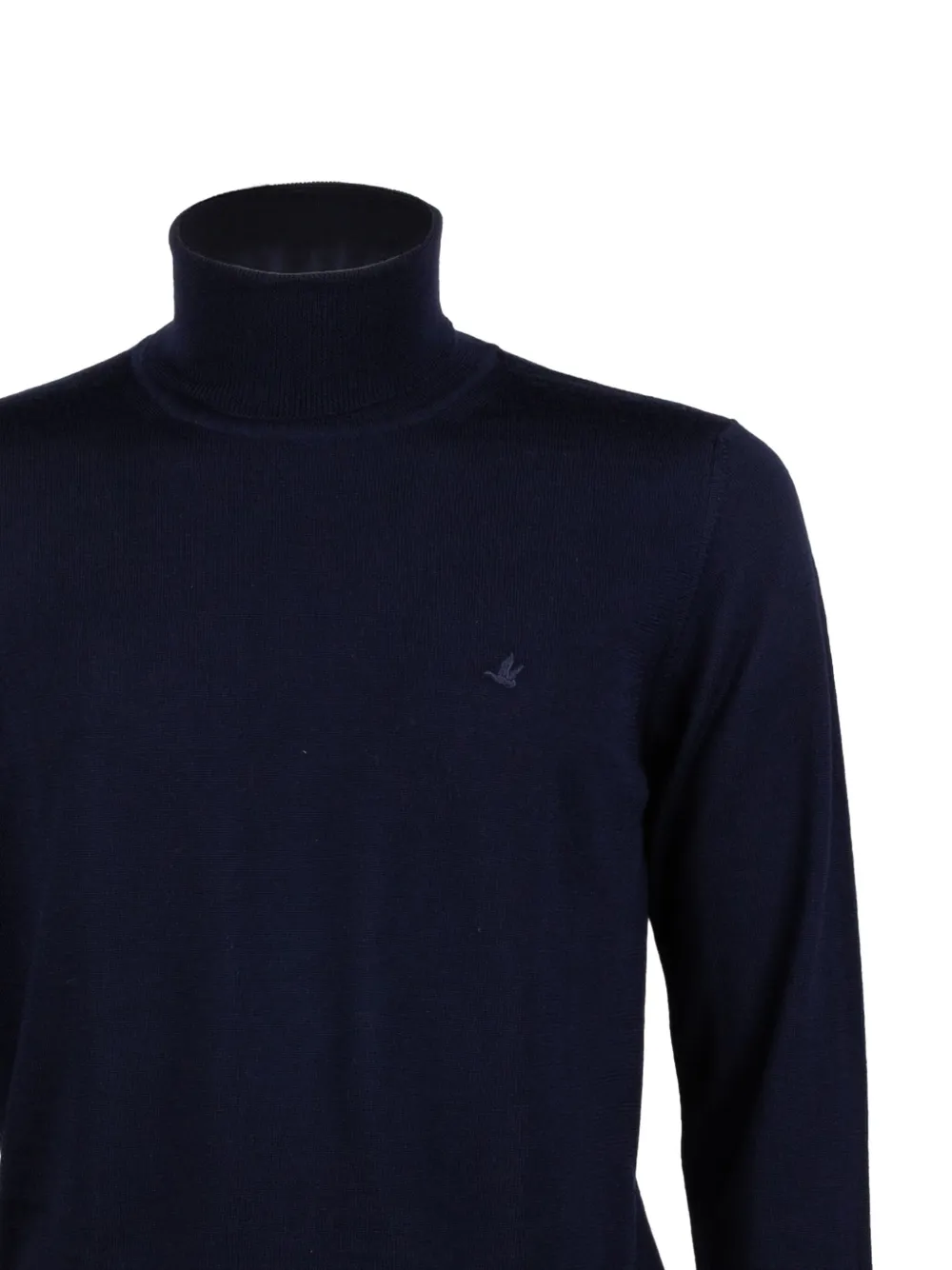 BROOKSFIELD roll-neck logo sweater - Blauw