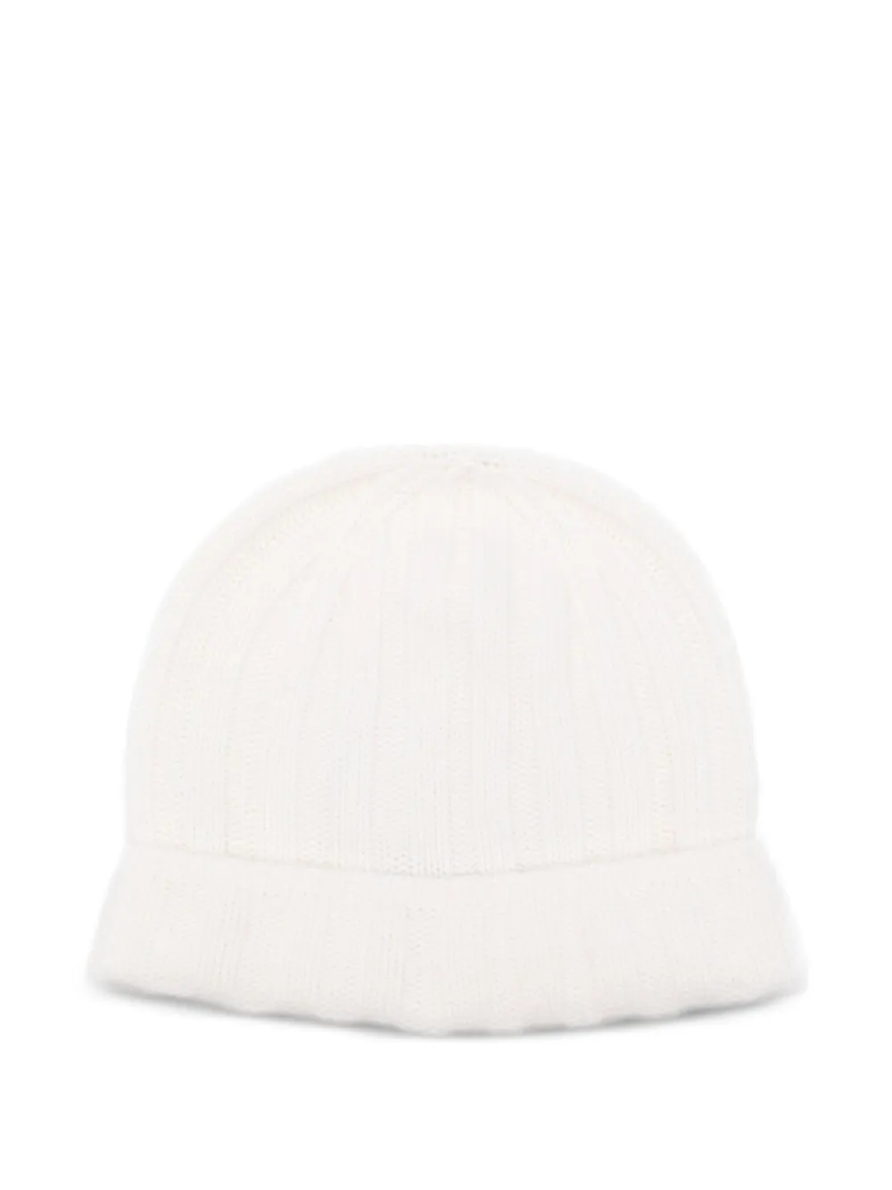Vanisé Nadine Wool Beanie Hat In White