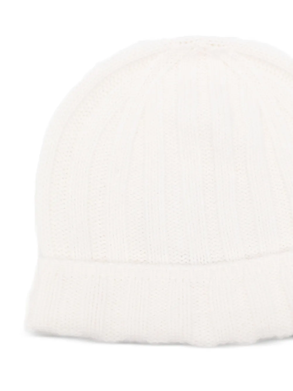 Vanisé Nadine Wool Beanie Hat In White