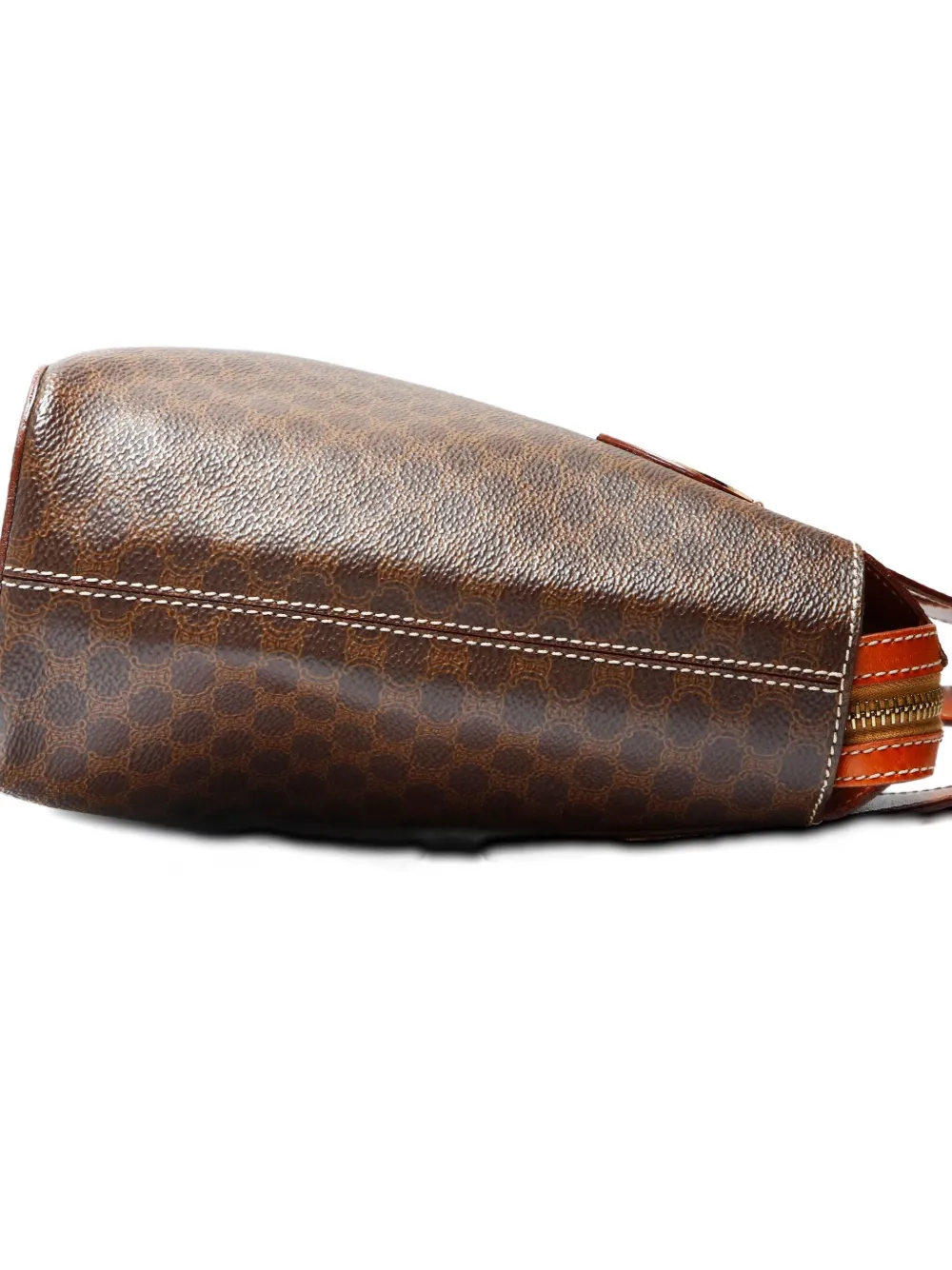 Pre-owned Celine 1990-2000s Macadam Tote Bag In Brown