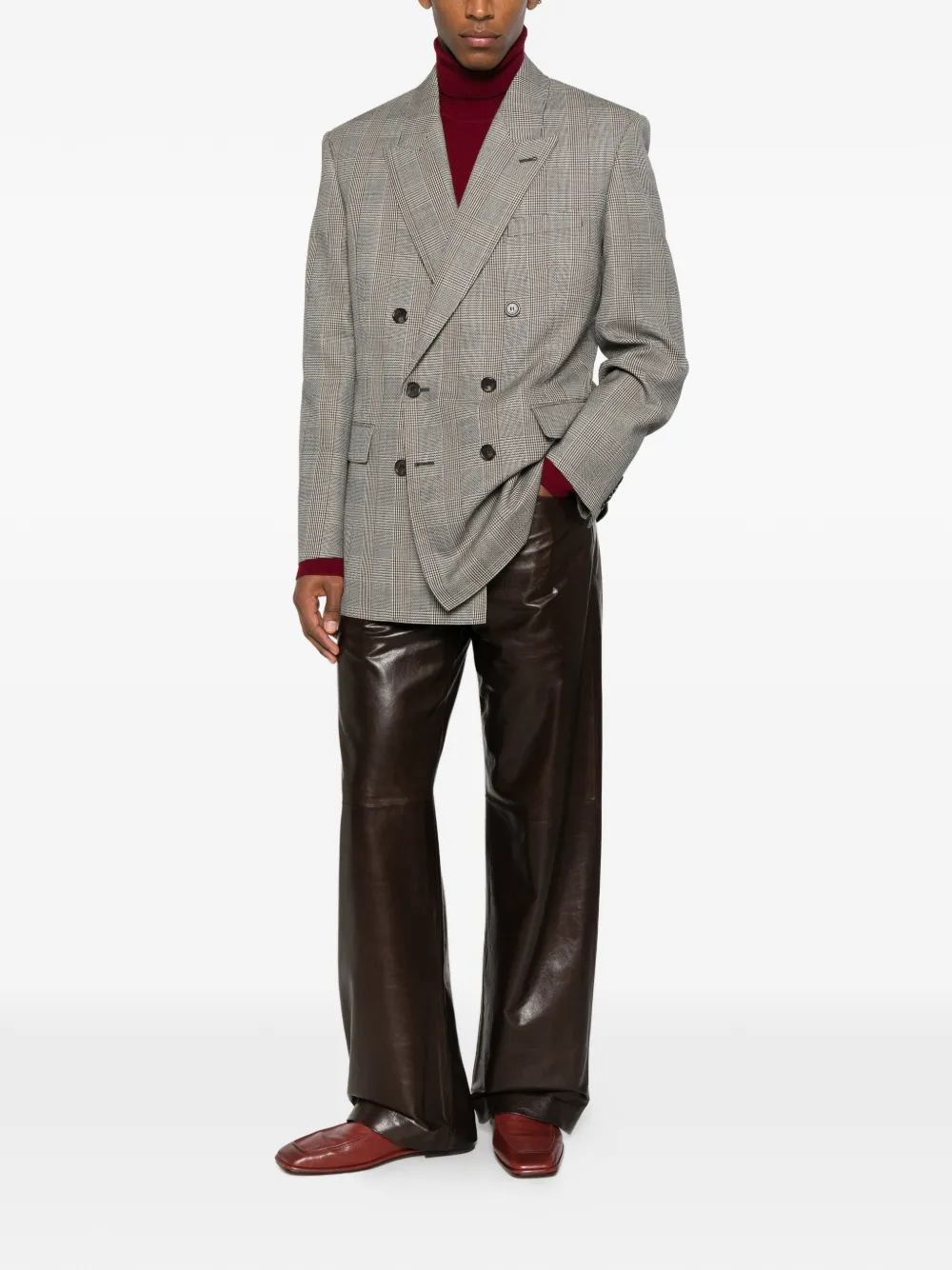 Saint Laurent double-breasted check jacket | Sacos | Image 2