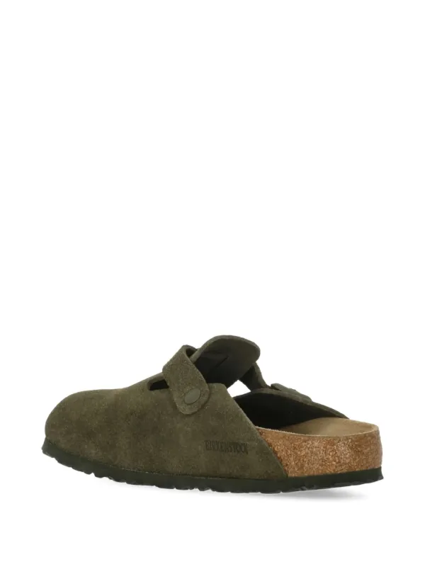 靴 Birkenstock Boston Mud Green Birkenstock Boston Clogs | Green | FARFETCH