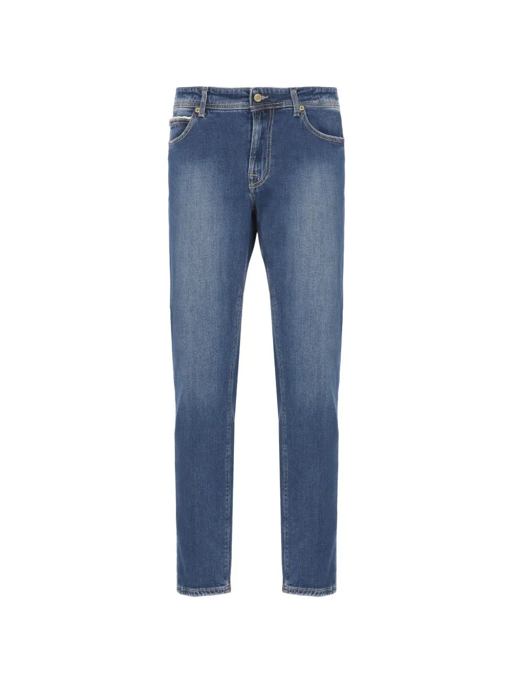 Briglia 1949 topstitched jeans - Blu