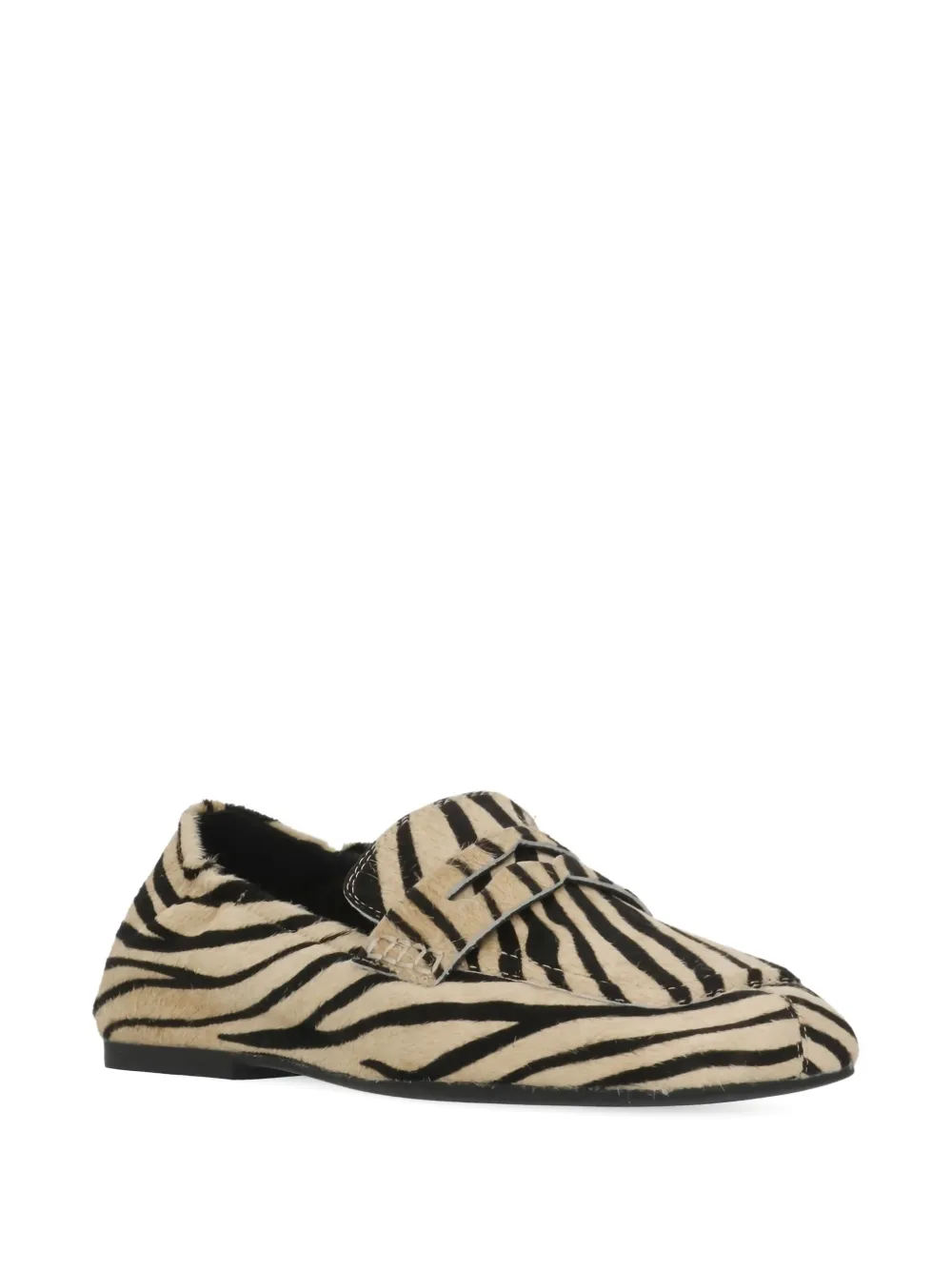 Ash Barkley Zebra-print Loafers In Neutral