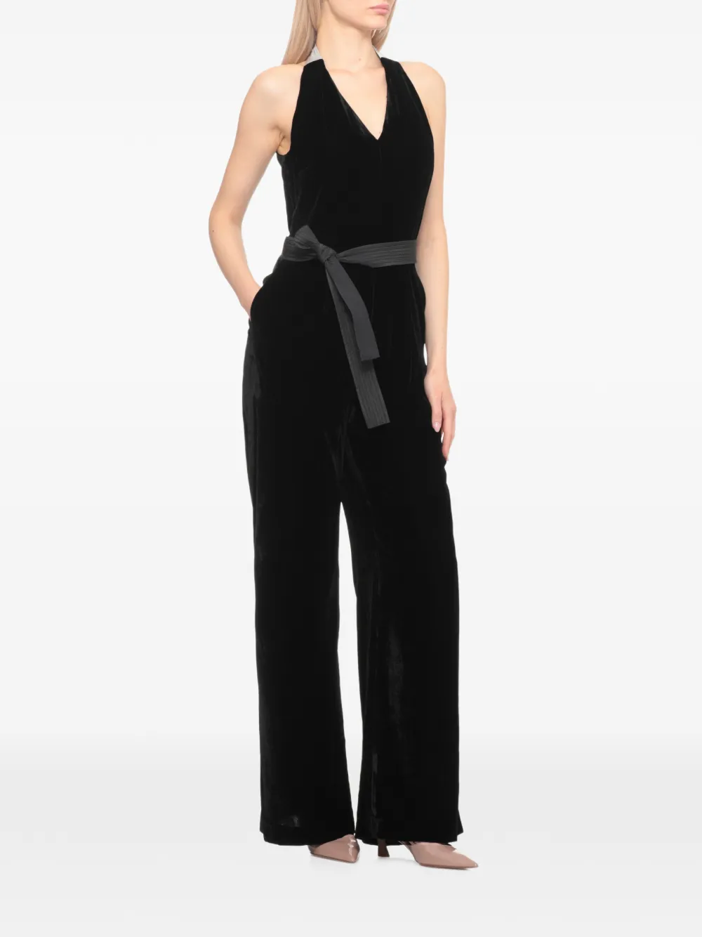 Tie-Waist Jumpsuit
