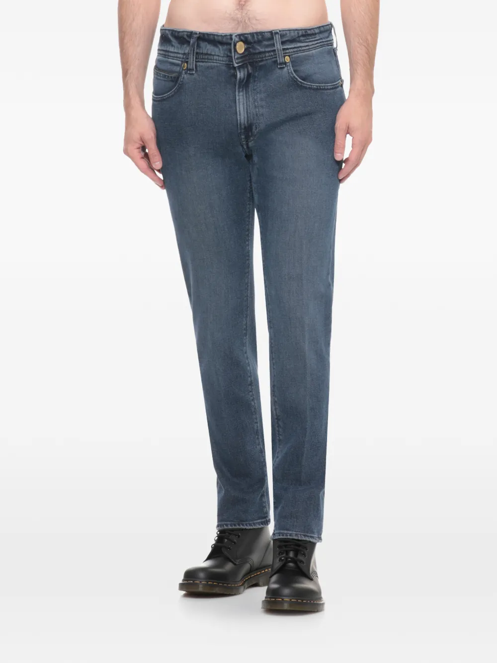 Briglia 1949 belt-loops trousers - Blauw