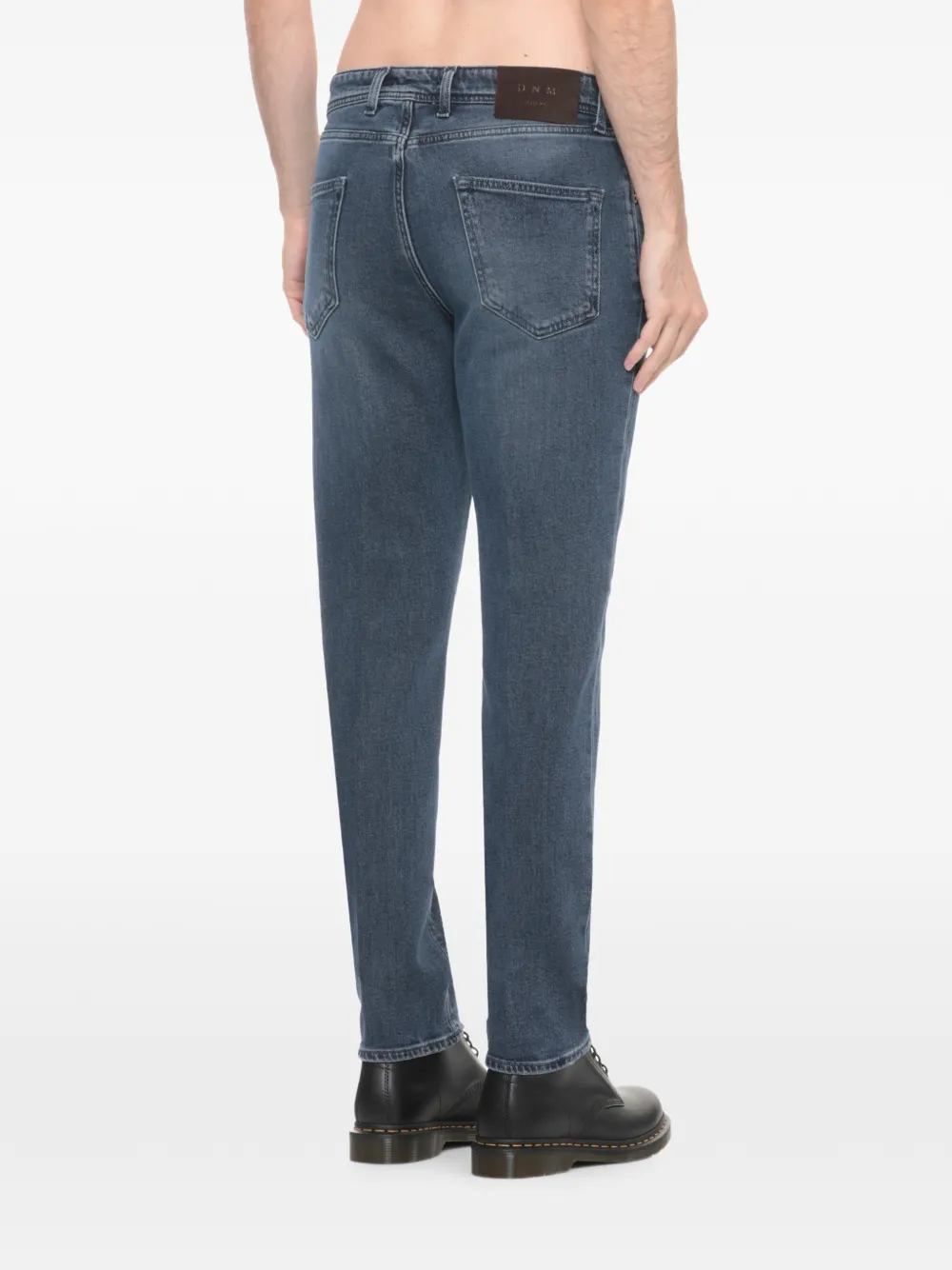 Briglia 1949 Broek met riemlussen Blauw