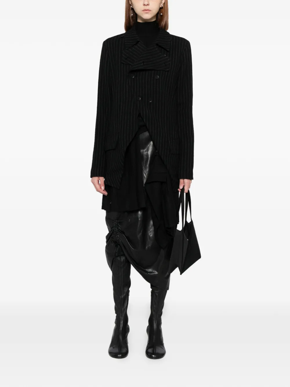 Limi Feu chamarra con diseño de rayas | Blazers | Image 2