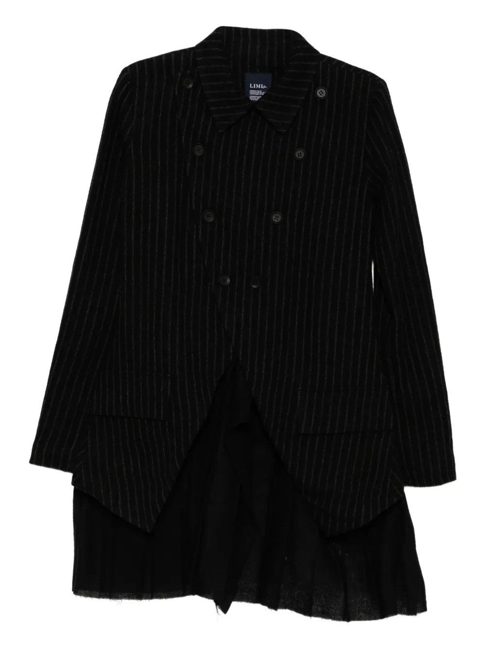 Limi Feu chamarra con diseño de rayas | negro | Image 1