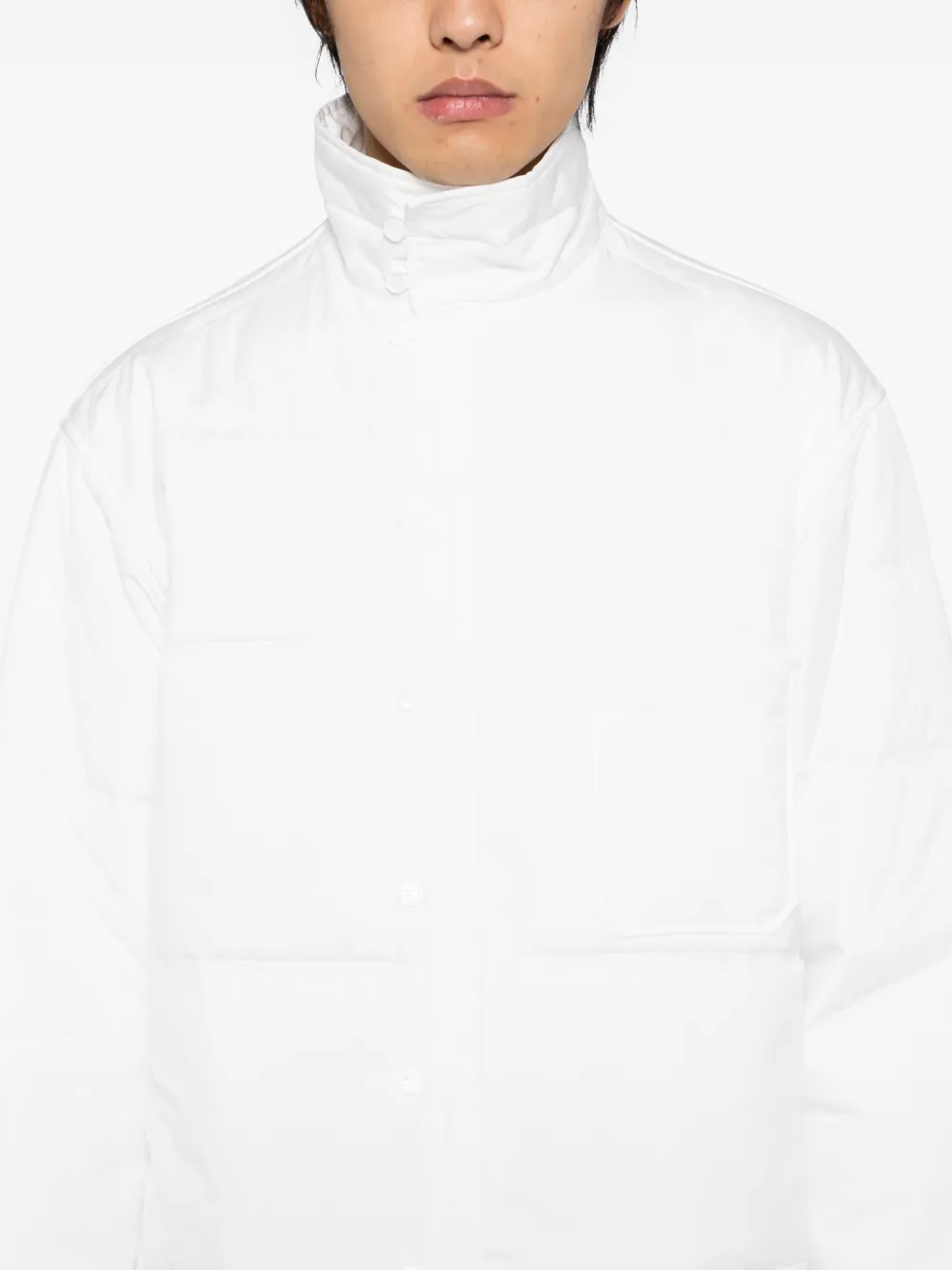 Yohji Yamamoto Gewatteerd jack Wit