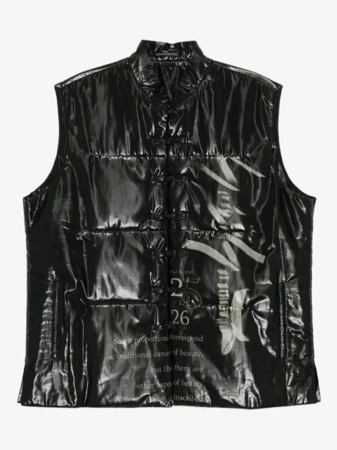 Yohji Yamamoto グラフィック パデッドベスト