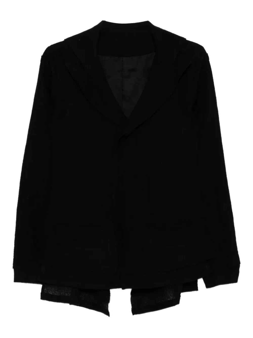 Limi Feu wool gauze layered blazer | Black | Image 1